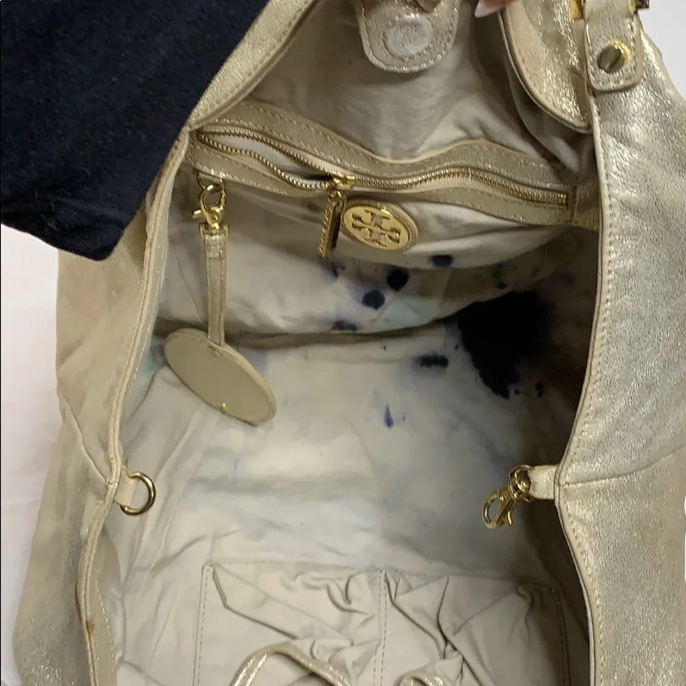 Tory Burch Dean hobo in shimmer